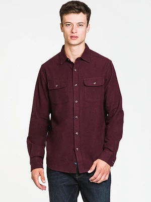 HART MELANGE BUTTON UP POUR HOMME