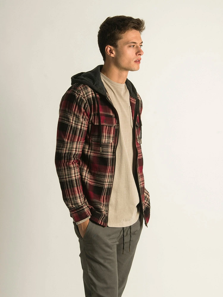 KOLBY BERK ZIP FRONT HOODIE - CLEARANCE