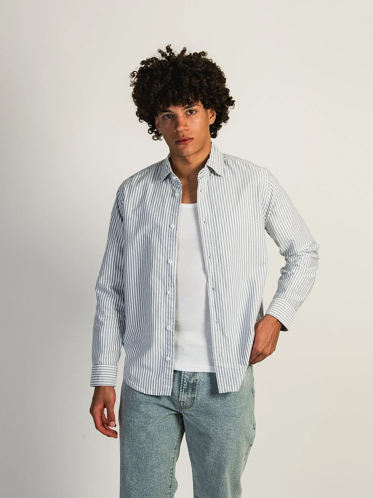 KOLBY STRIPED OXFORD SHIRT