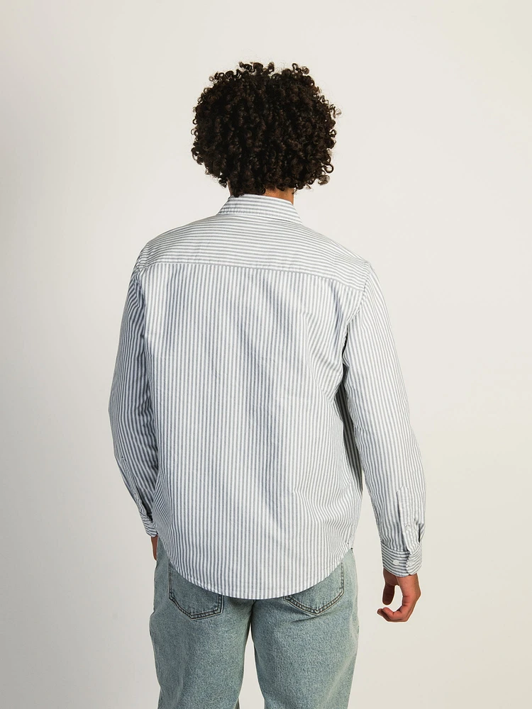 CHEMISE KOLBY OXFORD À RAYURES – BLEU