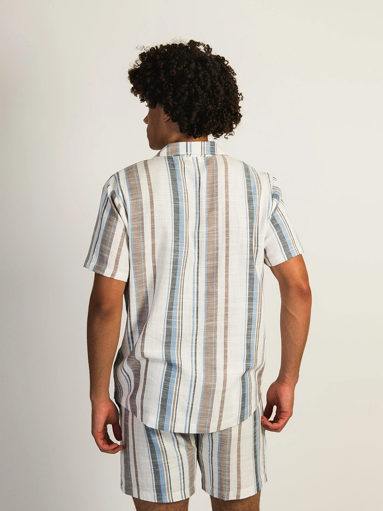 CHEMISE KOLBY À RAYURES – BLEU