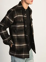 KOLBY TRAPPER OVERSHIRT - BROWN