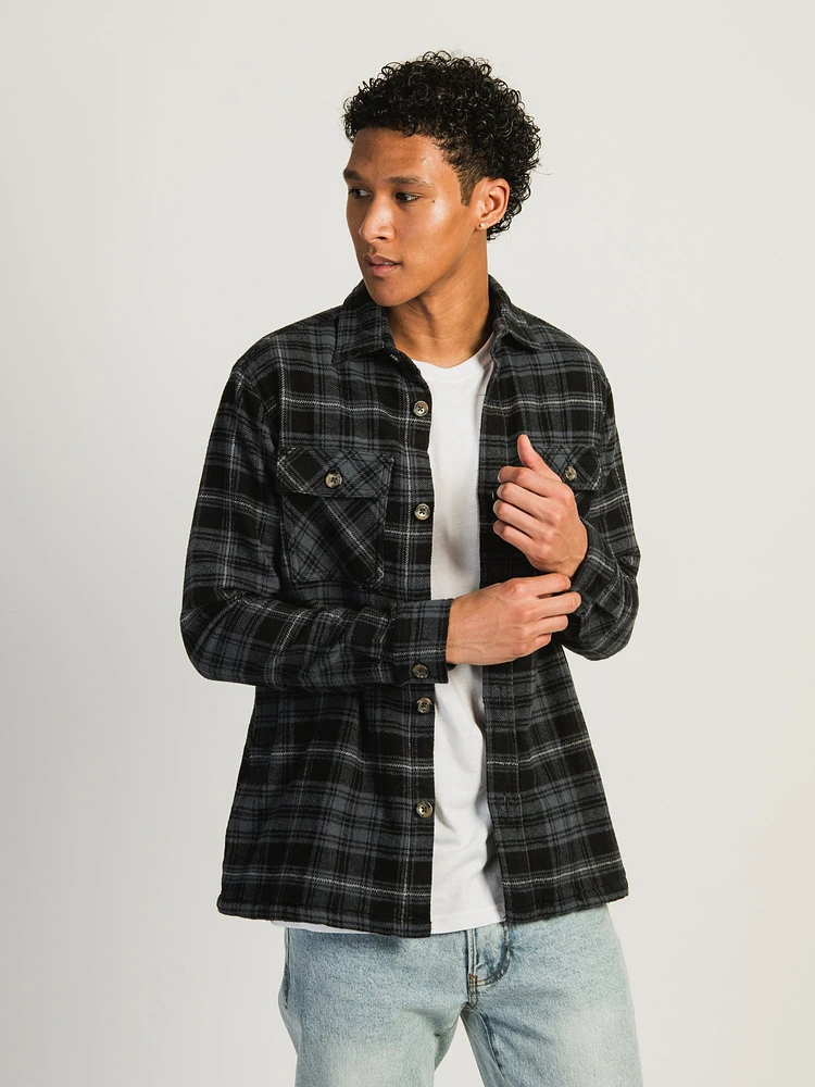 KOLBY OVERSIZED BUTTON UP