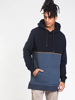 MENS BREW COLOURBLOCK PULLOVER HOODIE - CLEARANCE