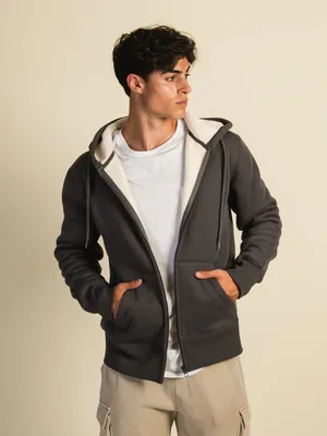 KOLBY SHERPA LINED FLEECE HOOD - CLEARANCE
