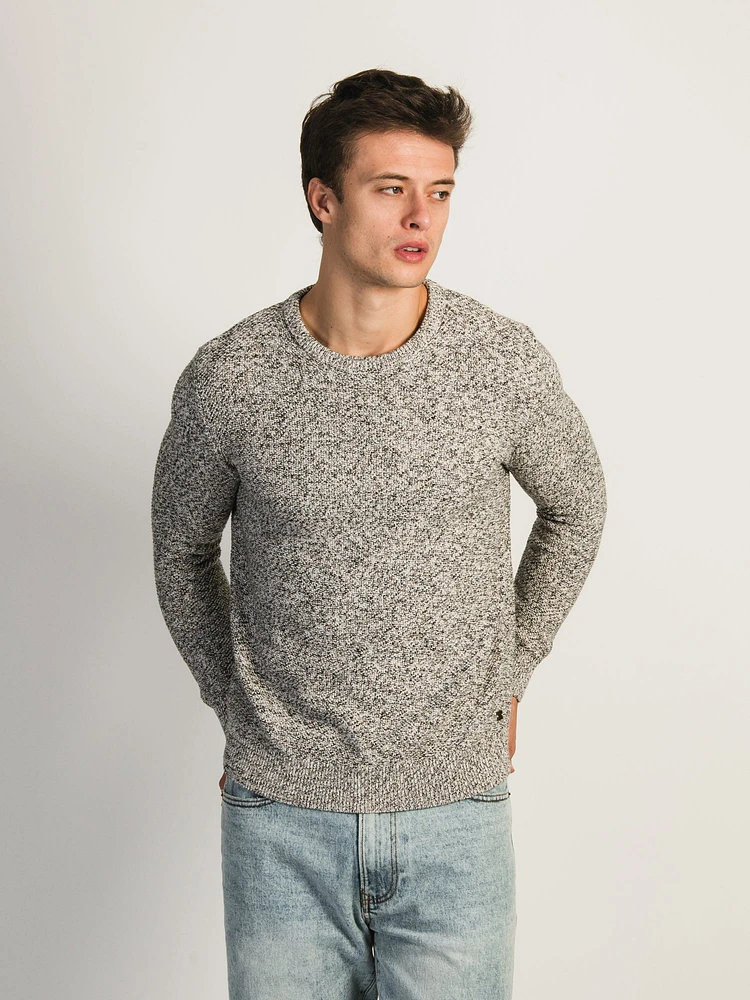 KOLBY TEXTURED CREWNECK SWEATER