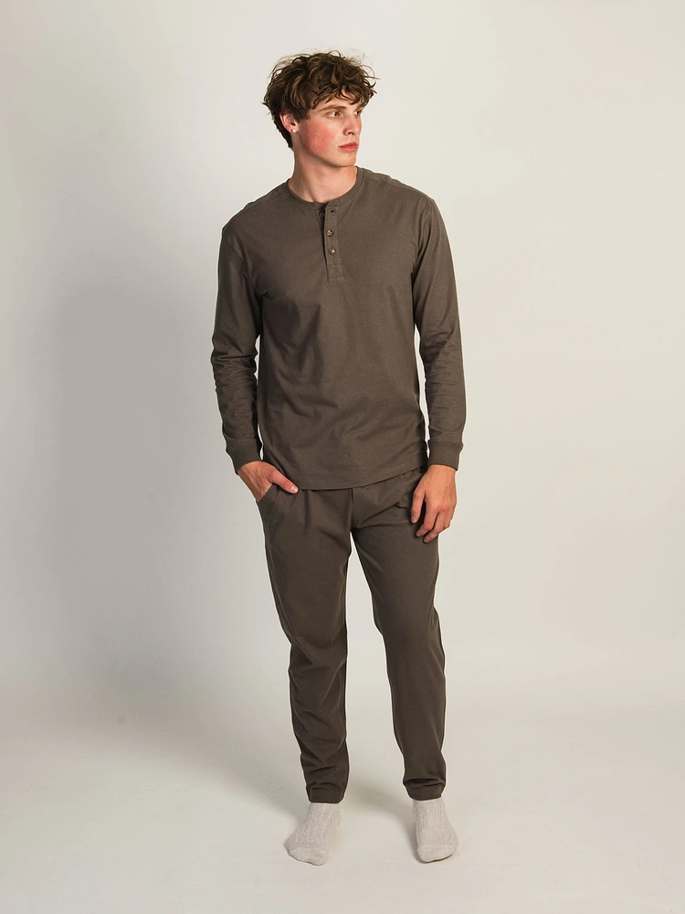 KOLBY SUEDED LOUNGE PANT - TIEDE