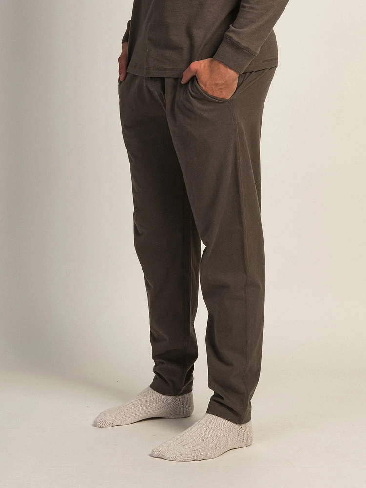 KOLBY SUEDED LOUNGE PANT - TIEDE
