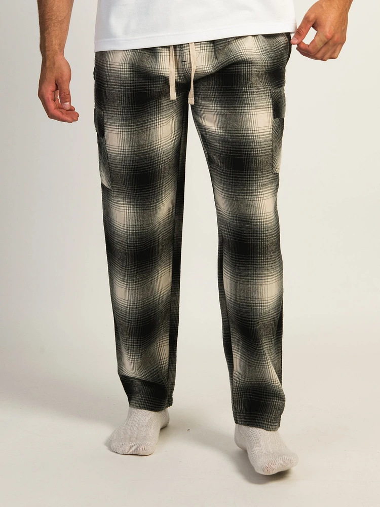 KOLBY THOMAS CARGO PLAID PANT