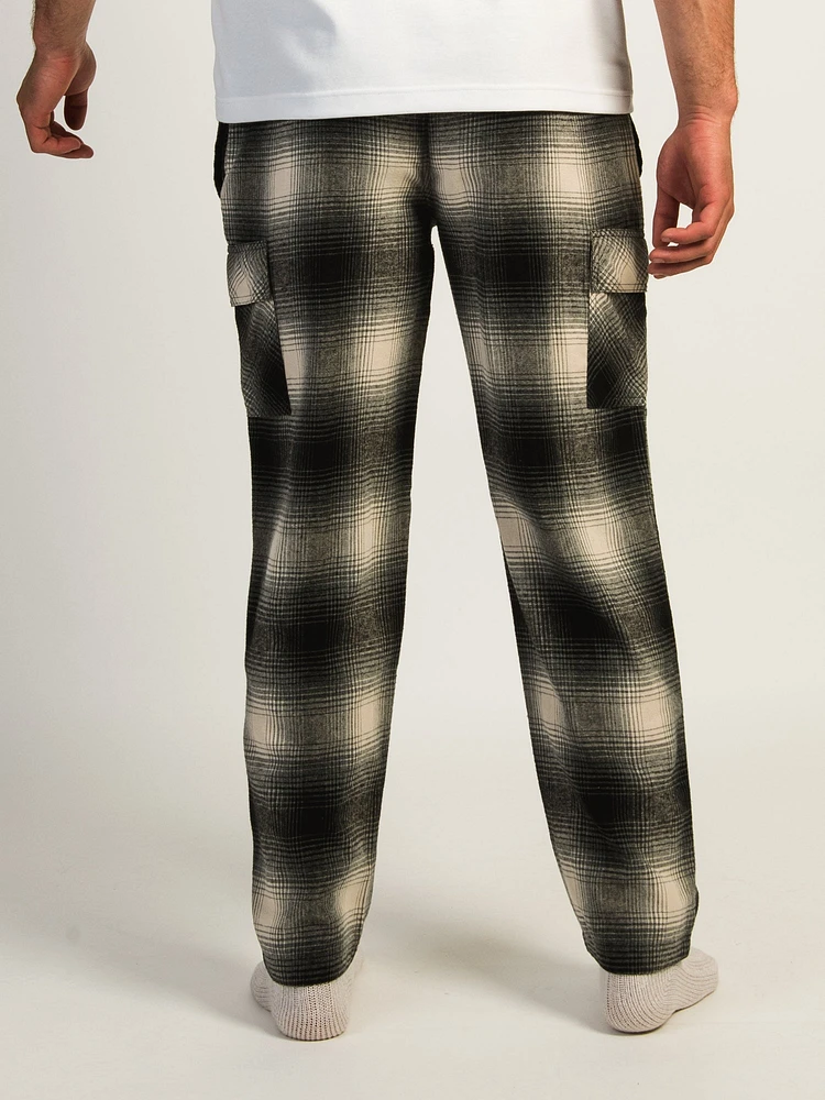 KOLBY THOMAS CARGO PLAID PANT