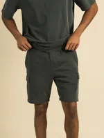 KOLBY GARMENT DYE FLEECE CARGO SHORT