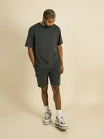 KOLBY GARMENT DYE FLEECE CARGO SHORT