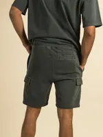 KOLBY GARMENT DYE FLEECE CARGO SHORT