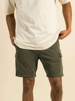 KOLBY GARMENT DYE FLEECE CARGO SHORT