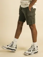 KOLBY GARMENT DYE FLEECE CARGO SHORT