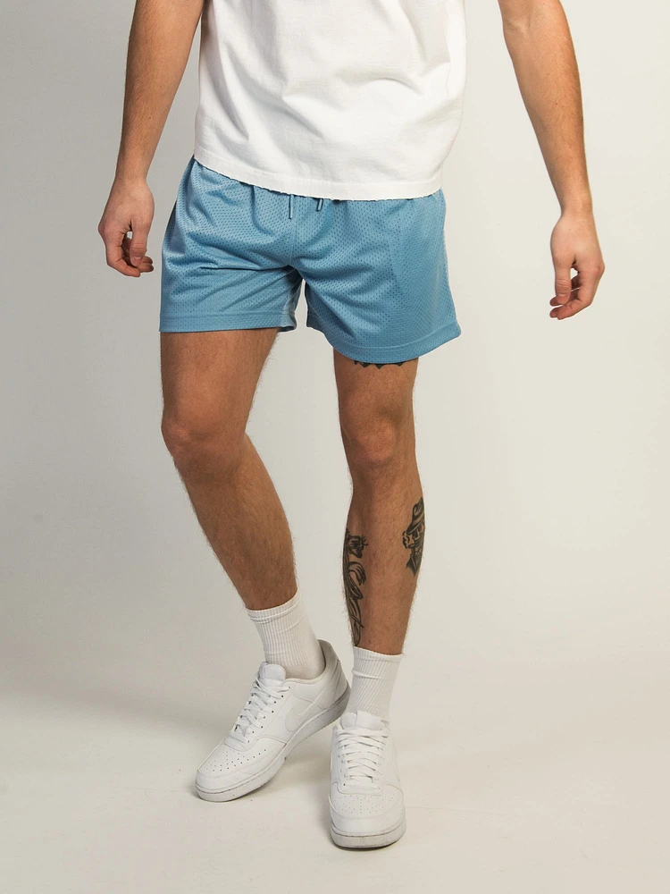 SHORT EN MAILLE KOLBY - BLEU CIEL