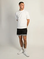 KOLBY STRIPED MESH SHORT