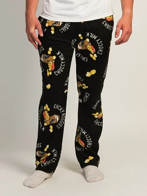 KOZIES PRINTED POLAR PANT - CHICKY NUGGIES CHOCCY MILK