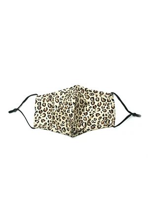 KW FASHION CORP LEOPARD PRINT MASK - LIGHT - CLEARANCE