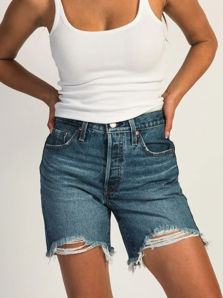 LEVI'S Women's 501 Mid Thigh Short  Below The Belt – Below The Belt Store