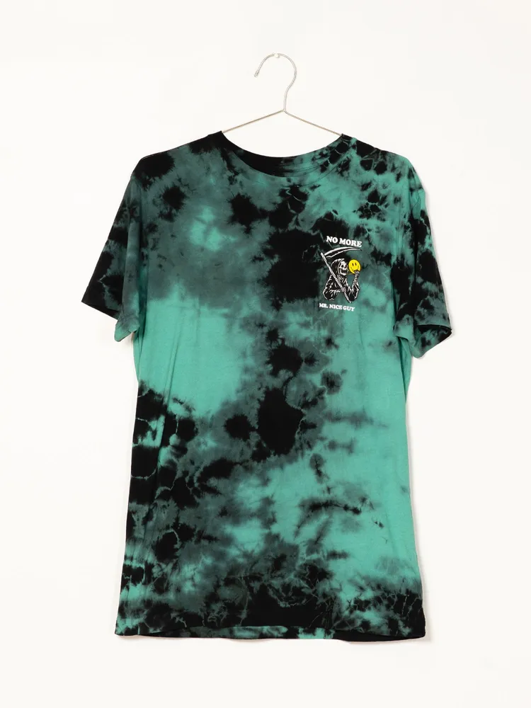 LAST CALL NICE GUY T-SHIRT- TEAL TIE DYE - CLEARANCE