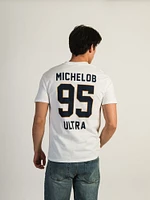 LICENSED MICHELOB FOOTBALL T-SHIRT