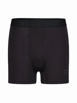 MUNICIPAL UNDERDOG BOXER BRIEF - BLACK