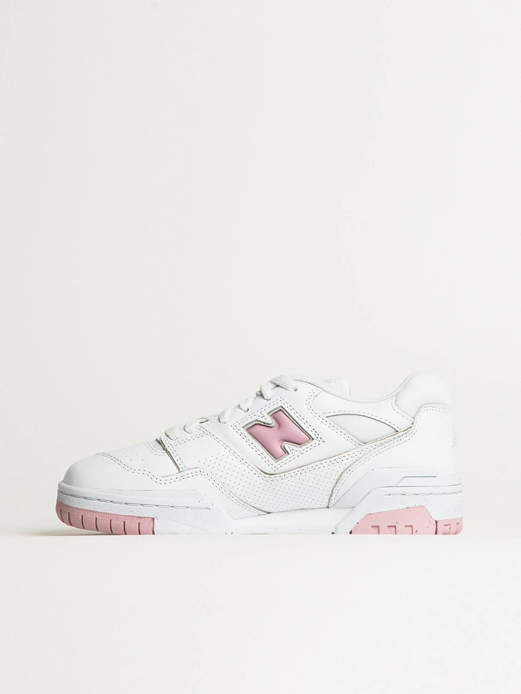 WOMENS NEW BALANCE THE 550 SNEAKER - WHITE/TWILIGHT HAZE