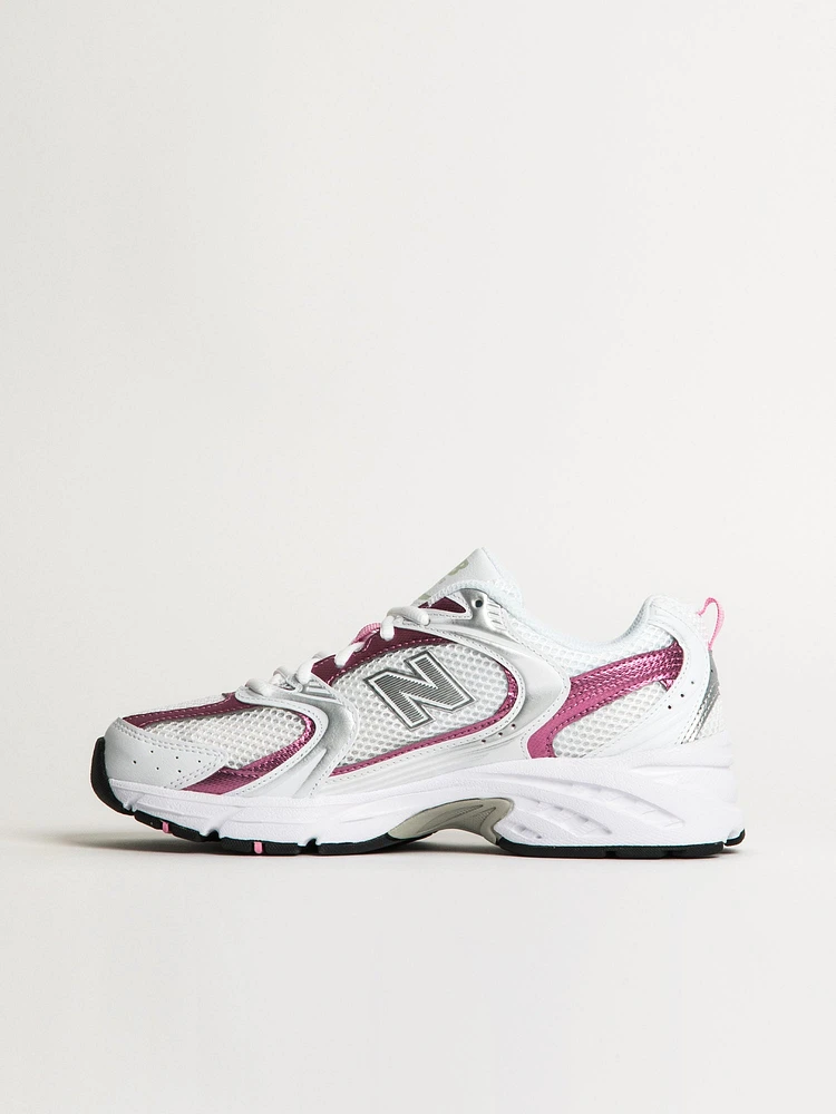 WOMENS NEW BALANCE THE 530 SNEAKER - WHITE/PINK