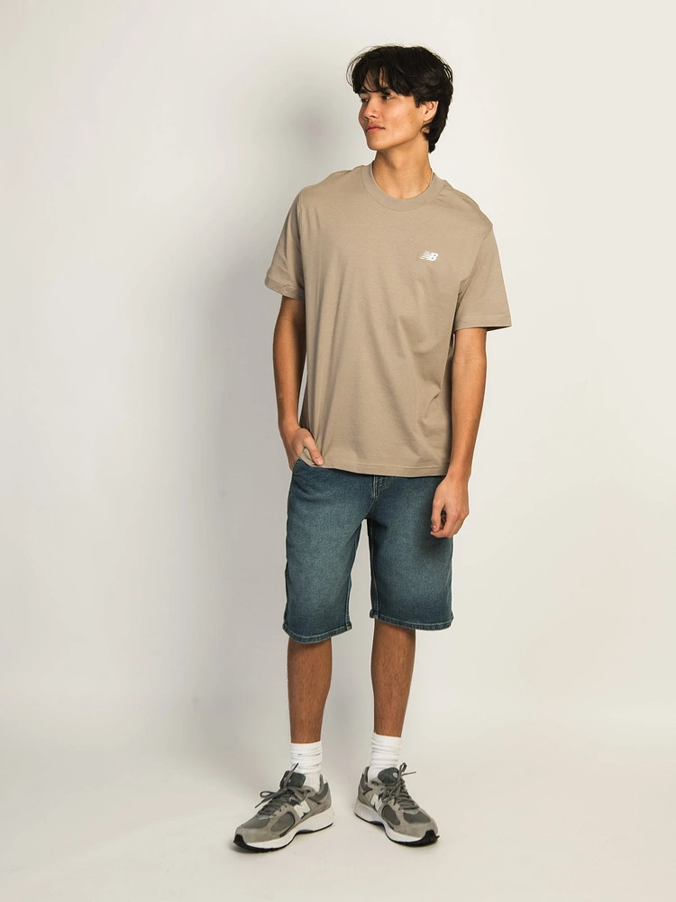 NEW BALANCE ESSENTIAL T-SHIRT - STONE