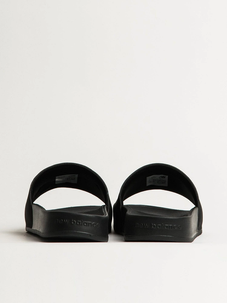 MENS NEW BALANCE THE 200 SLIDE - BLACK/WHITE