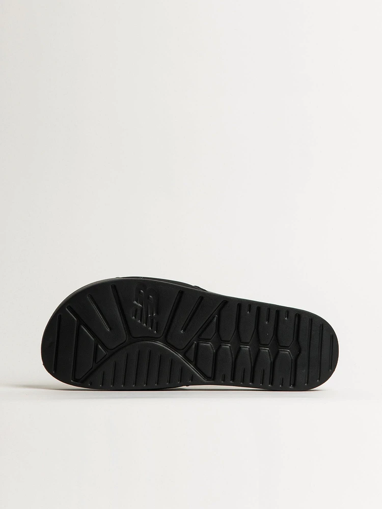 MENS NEW BALANCE THE 200 SLIDE - BLACK/WHITE