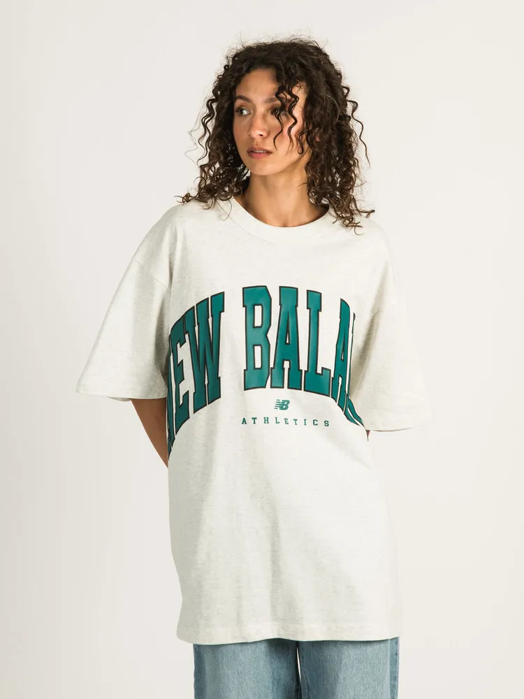 NEW BALANCE UNI-ESSENTIAL WARPED T-SHIRT - CLEARANCE