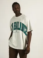 NEW BALANCE UNI-ESSENTIAL WARPED T-SHIRT - CLEARANCE