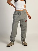 NFL SAN FRANCISCO 49ERS EMBROIDERED SWEATPANTS