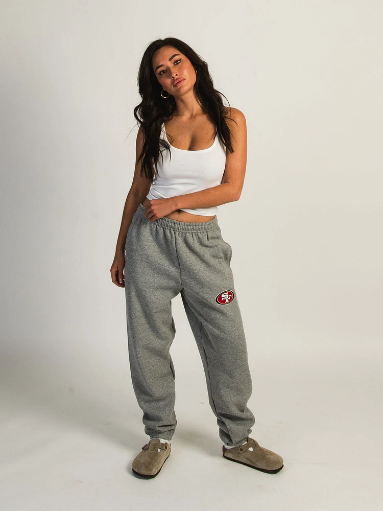 NFL SAN FRANCISCO 49ERS EMBROIDERED SWEATPANTS