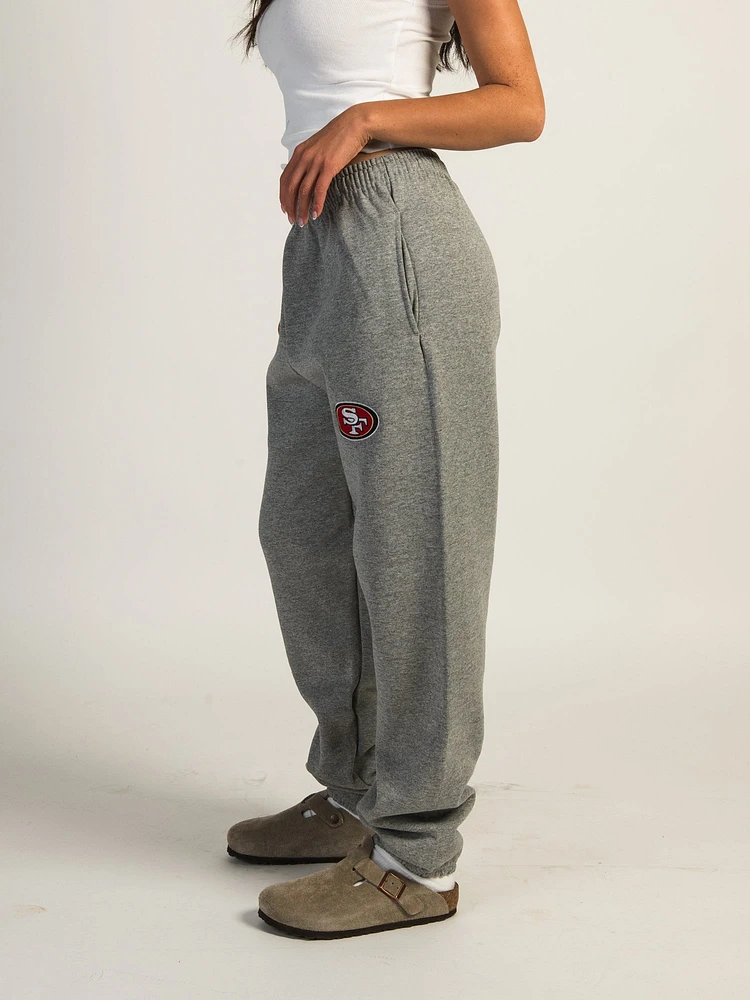 NFL SAN FRANCISCO 49ERS EMBROIDERED SWEATPANTS