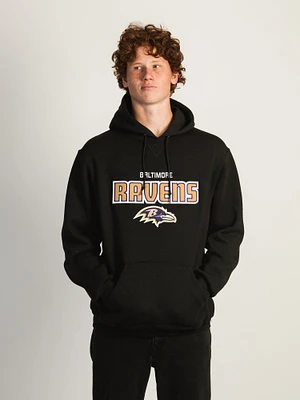 RUSSELL NFL LOGO RAVENS BALTIMORE PULLOVER HOODIE