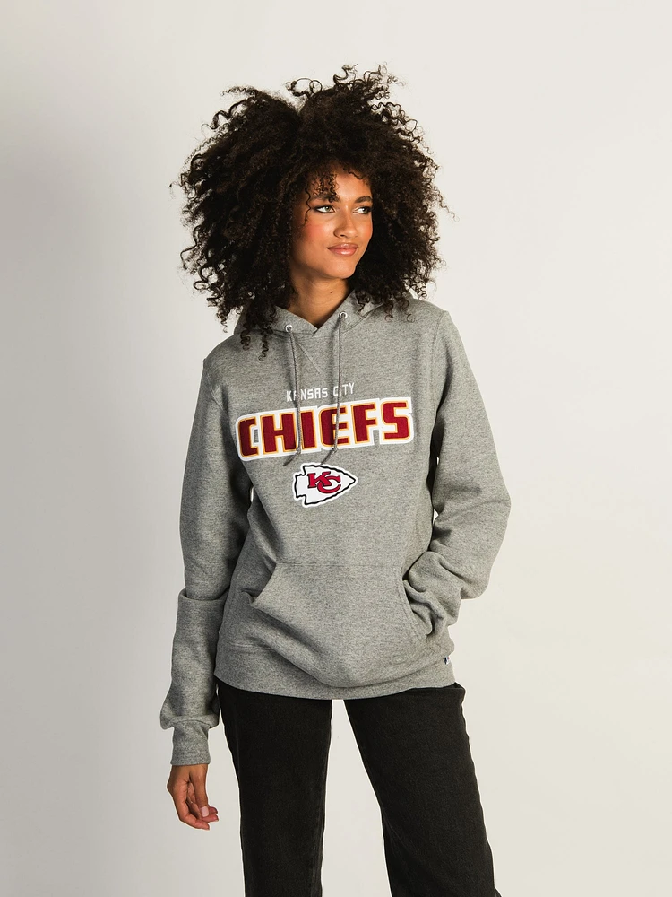 RUSSELL NFL KANSAS CITY CHIEFS LOGO PULLOVER HOODIE