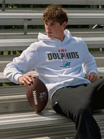 RUSSELL NFL MIAMI DOLPHINS LOGO PULLOVER HOODIE