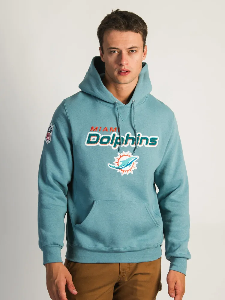 RUSSELL NFL MIAMI DOLPHINS END ZONE PULLOVER HOODIE