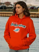 RUSSELL NFL MIAMI DOLPHINS END ZONE PULLOVER HOODIE