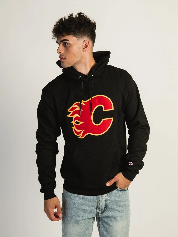 CHAMPION NHL CALGARY FLAMES PULLOVER HOODIE