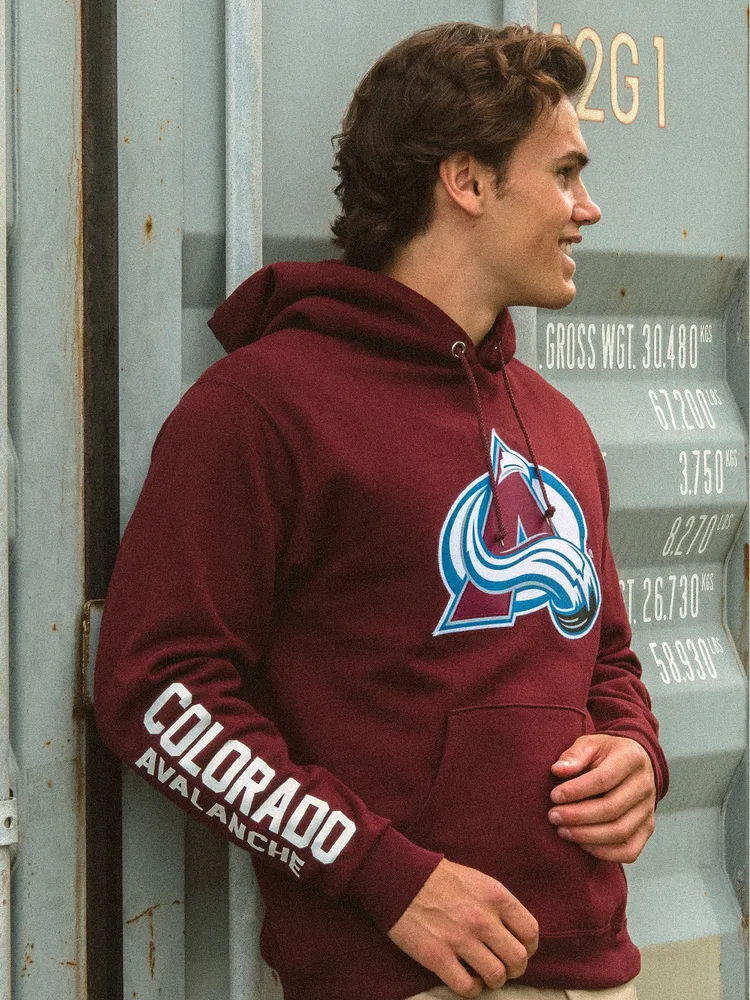 Boathouse CHAMPION NHL COLORADO AVALANCHE CENTER ICE PULL OVER HOODIE