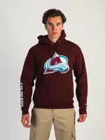 CHAMPION NHL COLORADO AVALANCHE CENTER ICE PULL OVER HOODIE