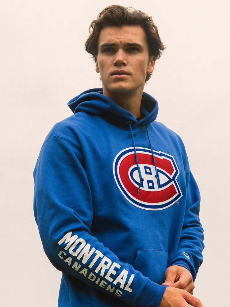 NHL MONTREAL CANADIENS CENTER ICE PULL OVER HOODIE