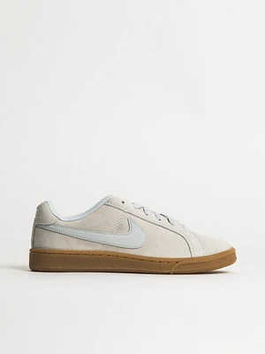 WOMENS NIKE COURT ROYALE SUEDE SNEAKERS - PLATINUM