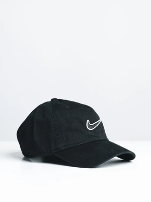 NIKE H86 ESS HAT - BLACK SWISH - CLEARANCE