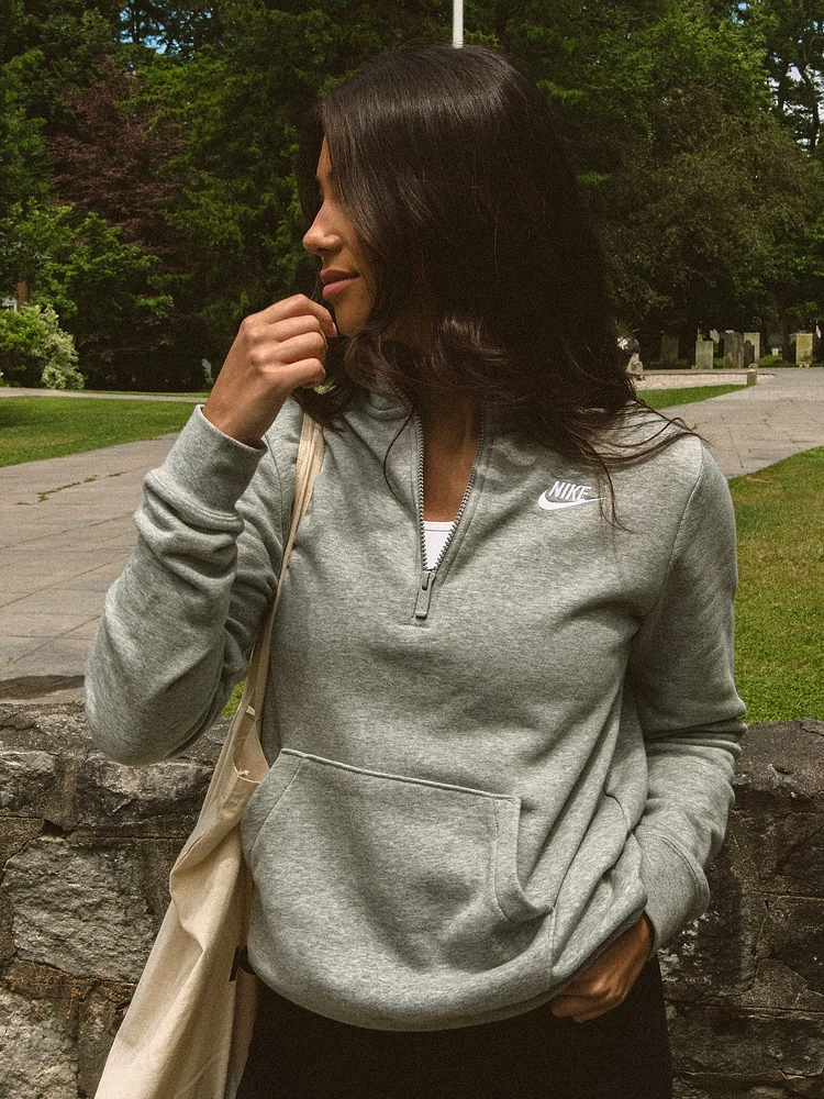 NIKE SPORTSWEAR CLUB FLEECE STANDARD QUARTER ZIP