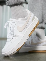 WOMENS NIKE GAMMA FORCE SNEAKER - WHITE/LIGHT BONE/SANDDRIFT